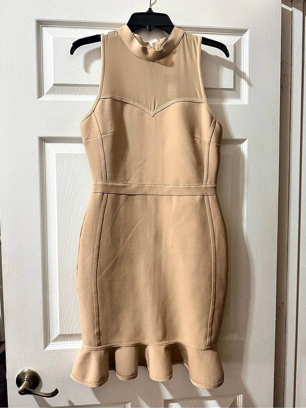 Fashion Nova Mini Sleeveless Dress in Brown Size Large NWT